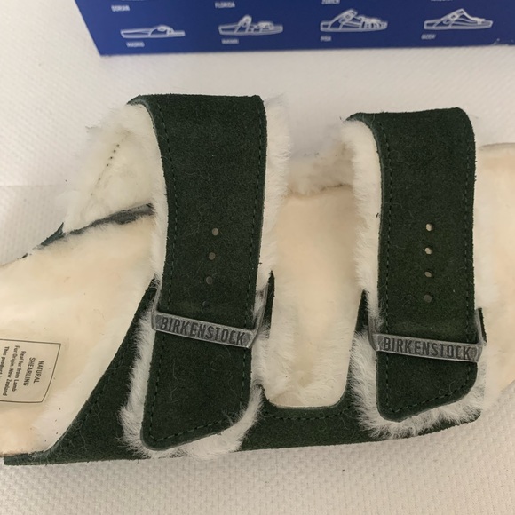 NWT Birkenstock Arizona Shearling Sandals in Mountain View - Picture 4 of 4